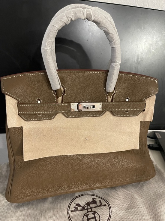 Handbags - Classic Brown Leather Satchel with Silver Hardware